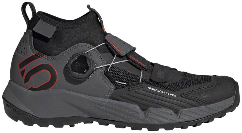 Load image into Gallery viewer, Five Ten Trailcross Pro Mountain Clipless Shoes - Women&#39;s, Gray Five/Core Black/Red, 7
