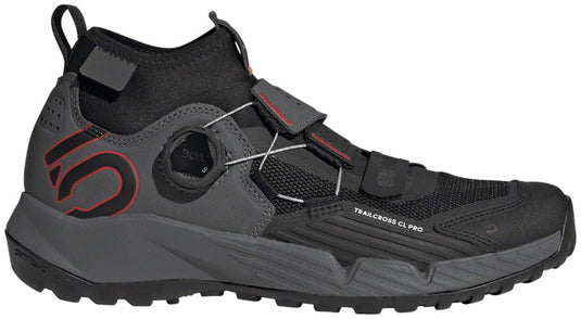 Five Ten Trailcross Pro Mountain Clipless Shoes - Women's, Gray Five/Core Black/Red, 8