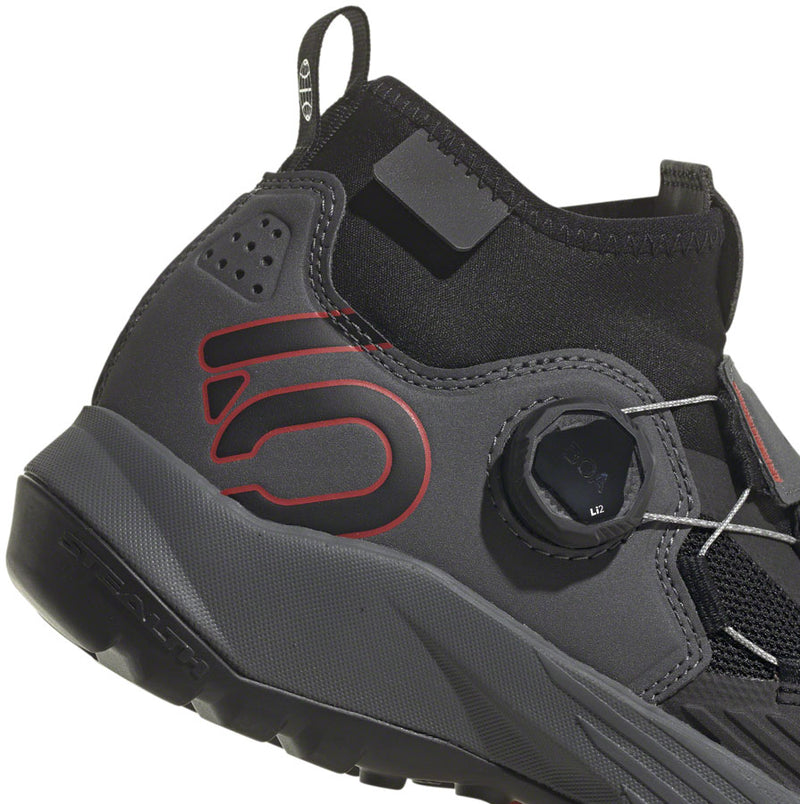 Load image into Gallery viewer, Five Ten Trailcross Pro Mountain Clipless Shoes - Women&#39;s, Gray Five/Core Black/Red, 8.5
