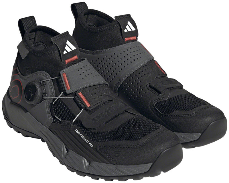 Load image into Gallery viewer, Five Ten Trailcross Pro Mountain Clipless Shoes - Women&#39;s, Gray Five/Core Black/Red, 7
