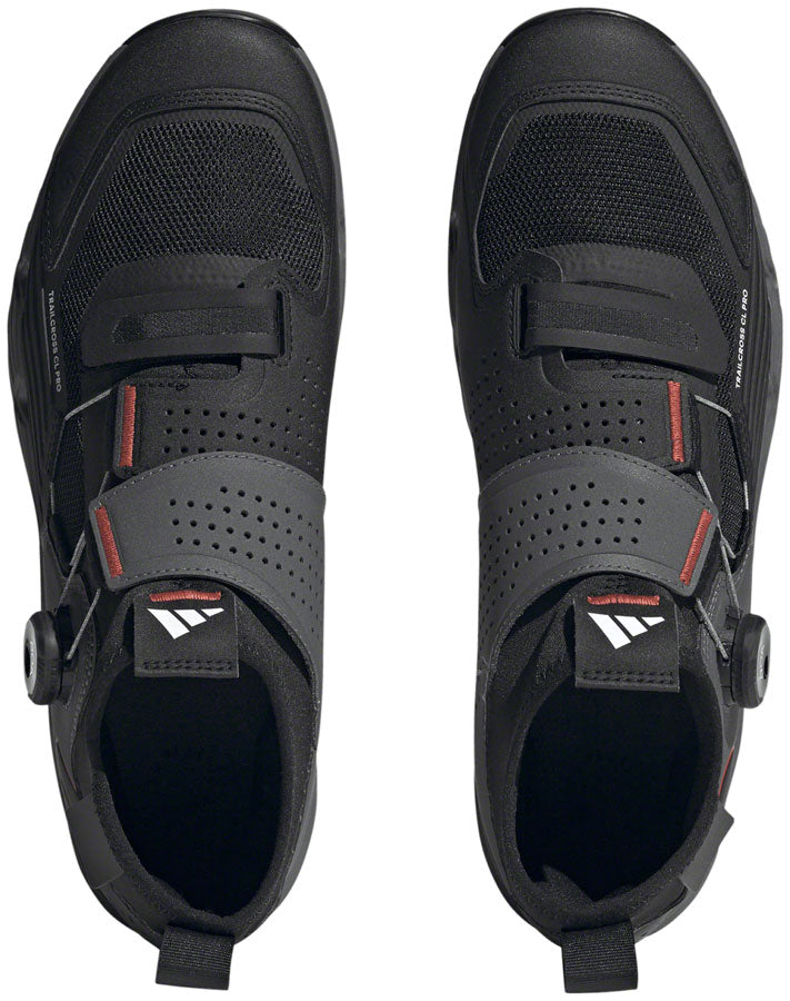 Five Ten Trailcross Pro Mountain Clipless Shoes - Men's, Gray Five/Core Black/Red, 9.5