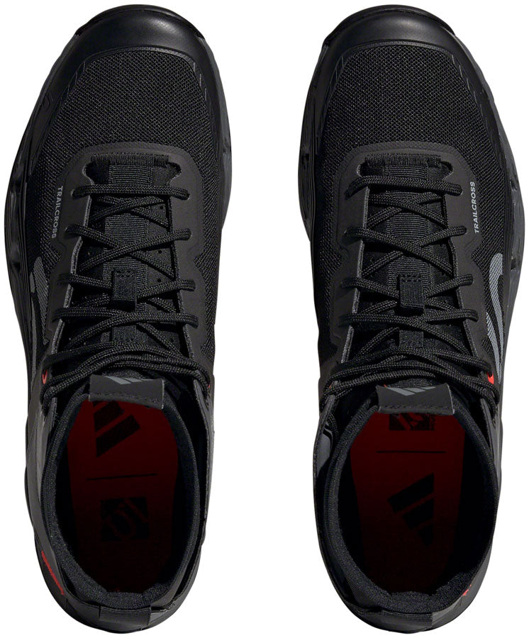 Load image into Gallery viewer, Five Ten Trailcross Mid Pro Flat Shoes - Men's, Core Black/Gray Two/Solar Red, 11

