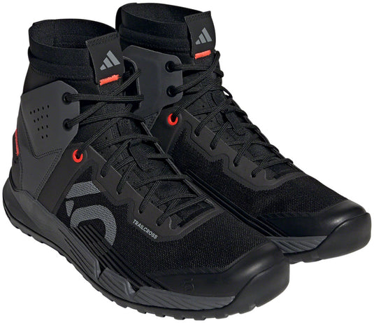Five-Ten-Trailcross-Mid-Pro-Flat-Shoes-Men's-Core-Black-Grey-Two-Solar-Red-Core-Black-Gray-Two-Solar-Red-10.5-Flat-Pedal-Shoes