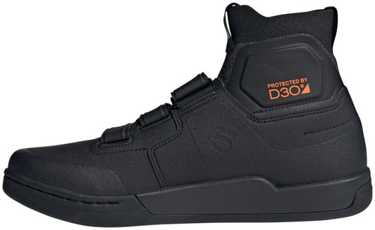 Five Ten Freerider Pro Mid VCS Flat Shoes - Men's, Core Black/Solar Red/Gray Three, 8