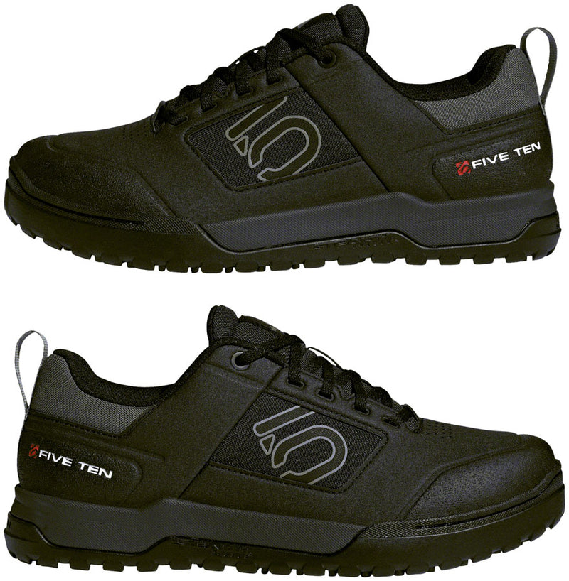 Load image into Gallery viewer, Five-Ten-Impact-Pro-Shoes-Men's-Core-Black-Gray-Three-Gray-Six-Core-Black-Gray-Three-Gray-Six-10-Flat-Pedal-Shoes
