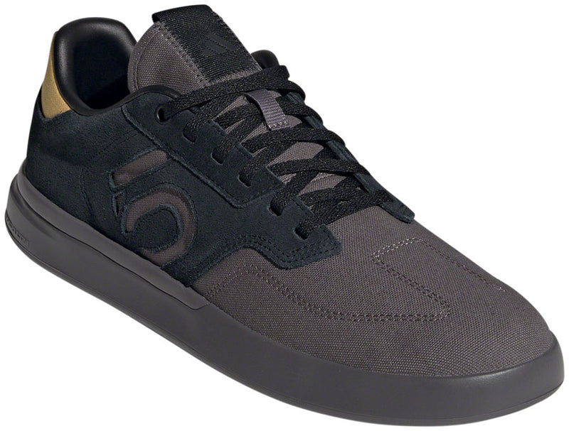 Load image into Gallery viewer, Five-Ten-Sleuth-Flat-Shoes-Men's-Black-Charcoal-Oat-Flat-Pedal-Shoes
