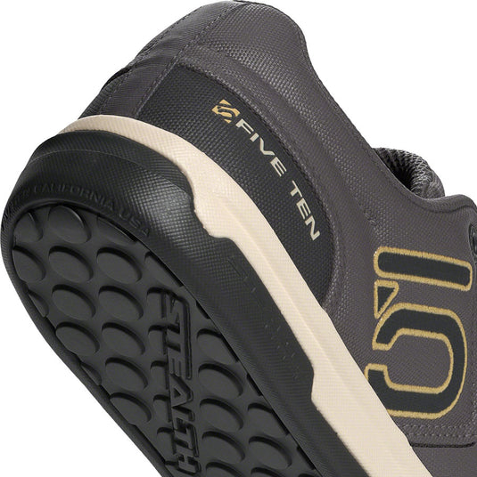 Five Ten Freerider Pro Canvas Flat Shoes - Men's, Charcoal/Carbon/Oat, 9