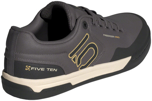 Five Ten Freerider Pro Canvas Flat Shoes - Men's, Charcoal/Carbon/Oat, 7.5