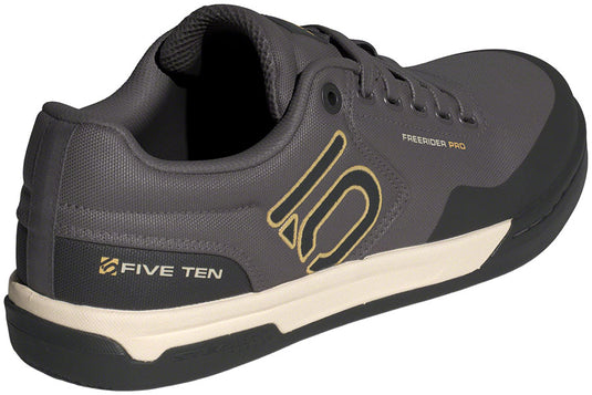 Five Ten Freerider Pro Canvas Flat Shoes - Men's, Charcoal/Carbon/Oat, 11.5