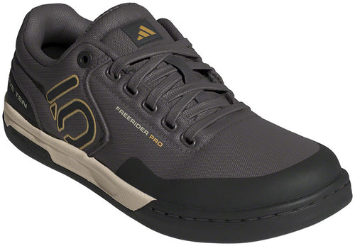 Five Ten Freerider Pro Canvas Flat Shoes - Men's, Charcoal/Carbon/Oat, 13