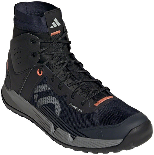 Five-Ten-Trailcross-Mid-Pro-Shoes-Men's-Legend-Ink-Gray-Three-Coral-Fusion-Legend-Ink-Gray-Three-Coral-Fusion-11-Flat-Pedal-Shoes