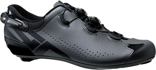 Sidi-Shot-2S-Road-Shoes-Men's-Anthracite-Black-Anthracite-Black-Road-Bike-Cycling-Shoes