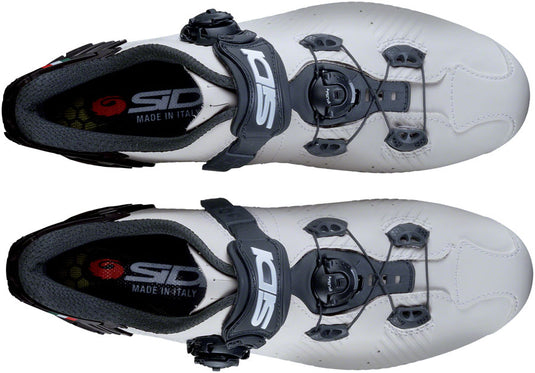 SIDI Wire 2S Road Shoes - White/Black, 43.5