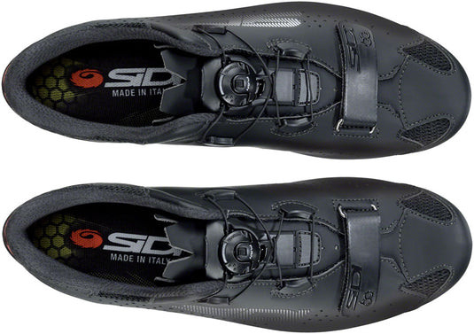 Sidi Sixty Road Shoes - Men's, Black/Black, 42.5