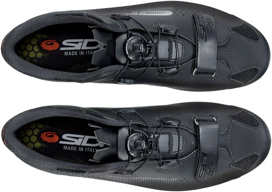 Sidi Sixty Road Shoes - Men's, Black/Black, 46.5