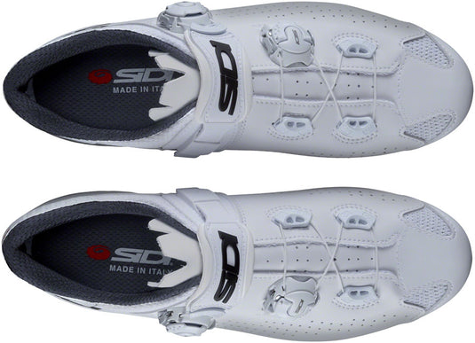 SIDI Genius 10 Road Shoes - White/White, 46.5