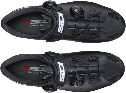 SIDI Genius 10 Mega Road Shoes - Black, 46.5