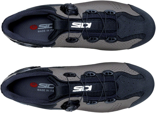 Sidi MTB Gravel Clipless Shoes - Men's, Black/Titanium, 46.5