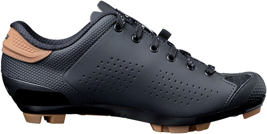 Sidi Dust Shoelace Mountain Clipless Shoes - Men's, Black, 43.5