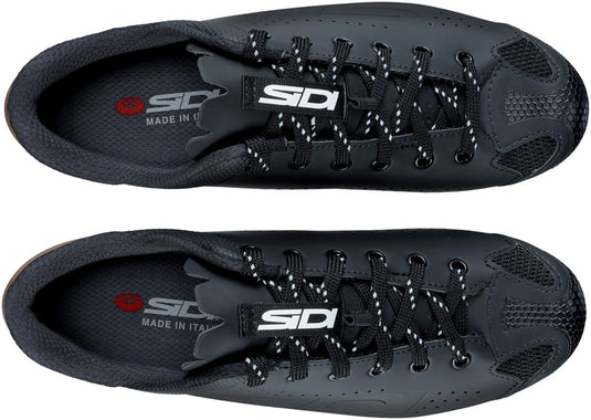 Sidi Dust Shoelace Mountain Clipless Shoes - Men's, Black, 45