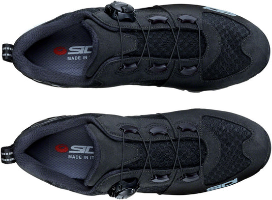 Sidi Turbo Mountain Clipless Shoes - Men's, Black/Black, 42