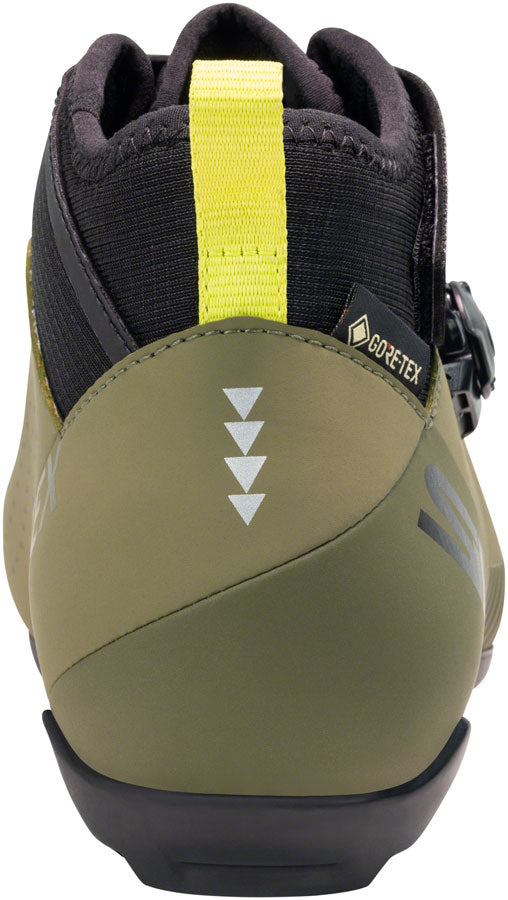 SIDI Hiemx Cycling Boot - Black/Green Olive, 47 , Millennium Fit