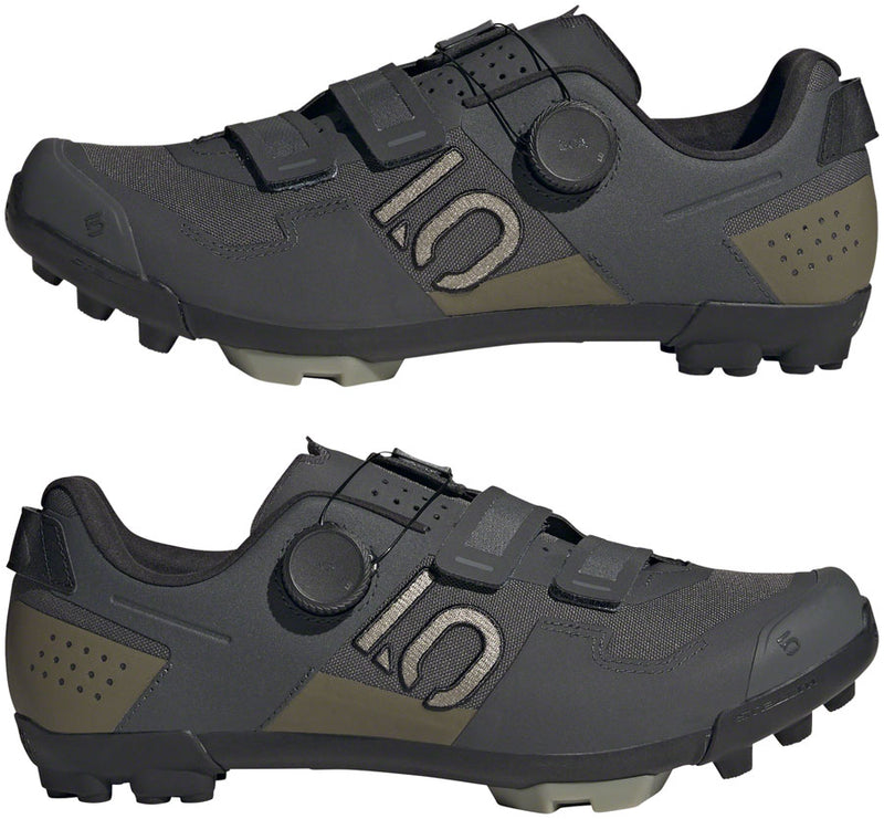 Load image into Gallery viewer, Five Ten Kestrel BOA Mountain Clipless Shoes - Men's, Gray Six/Silver Pebble/Olive Strata, 12.5
