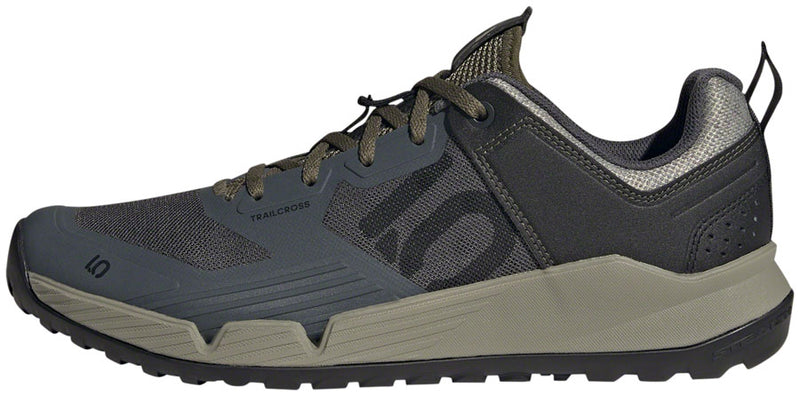 Load image into Gallery viewer, Five Ten Trailcross XT Flat Shoes - Men's, Gray Six/Core Black/Olive Strata, 14
