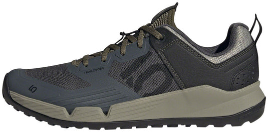 Five Ten Trailcross XT Flat Shoes - Men's, Gray Six/Core Black/Olive Strata, 14