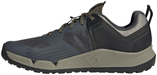 Five Ten Trailcross XT Flat Shoes - Men's, Gray Six/Core Black/Olive Strata, 15
