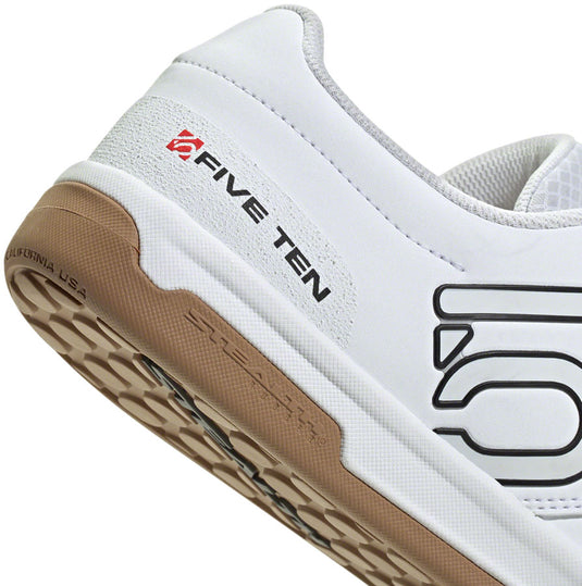 Five Ten Freerider Pro Flat Shoes - Men's, FTWR White/Core Black/Red, 14