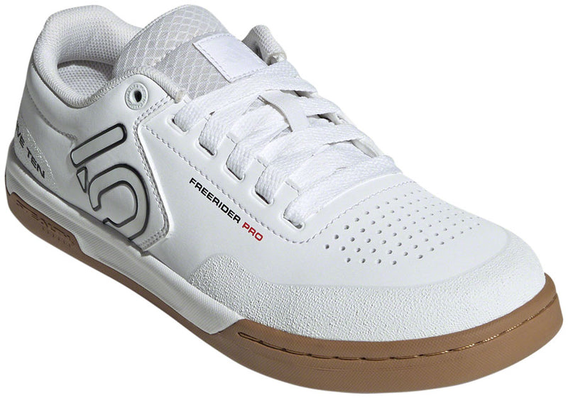 Load image into Gallery viewer, Five Ten Freerider Pro Flat Shoes - Men's, FTWR White/Core Black/Red, 7
