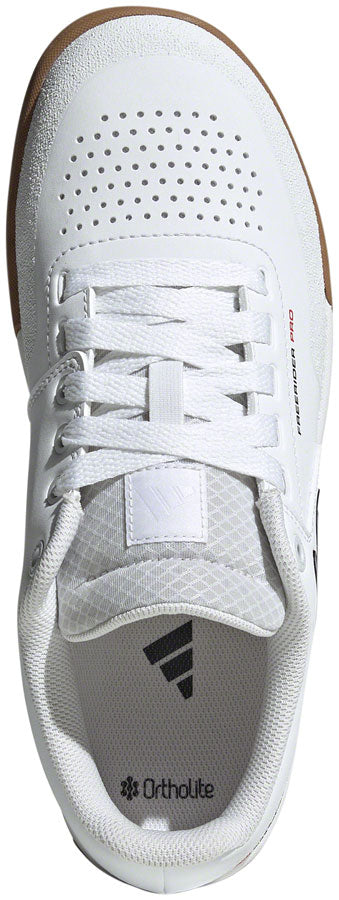 Five Ten Freerider Pro Flat Shoes - Men's, FTWR White/Core Black/Red, 15