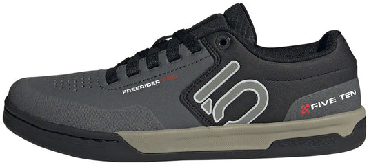 Five Ten Freerider Pro Flat Shoes - Men's, Gray Six/Silver Pebble/Core Black, 8