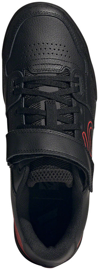 Five Ten Hellcat Mountain Clipless Shoes - Men's, Core Black/Red/FTWR White, 9