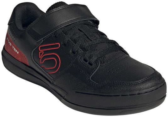 Five Ten Hellcat Mountain Clipless Shoes - Men's, Core Black/Red/FTWR White, 5.5