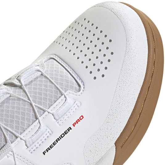 Five Ten Freerider Pro BOA Flat Shoes - Men's, FTWR White/Core Black/Red, 6