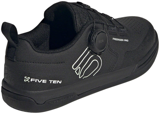 Five Ten Freerider Pro BOA Flat Shoes - Women's, Core Black/Linen Green/FTWR White, 11