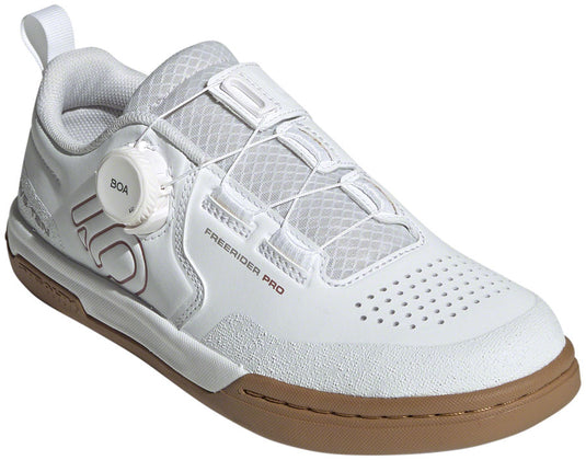 Five Ten Freerider Pro BOA Flat Shoes - Women's, FTWR White/Warm Clay/Gray Three, 6