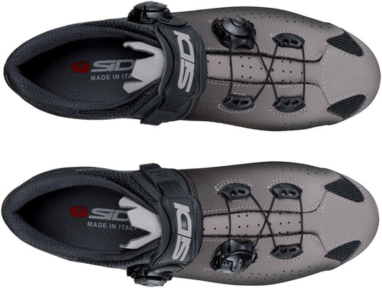 SIDI Genius 10 Road Shoes - Gray/Black, 48