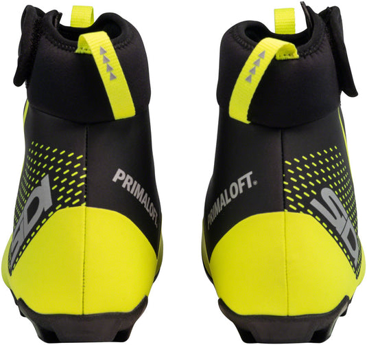 SIDI Algor Primaloft Cycling Boots - Black/Yellow Fluorescent, Size 44 , Millennium Fit