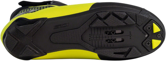 SIDI Algor Primaloft Cycling Boots - Black/Yellow Fluorescent, Size 41 , Millennium Fit