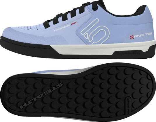 Five Ten Freerider Pro Flat Shoes - Women's, Crystal Sky/Off White/Glow Blue, 6