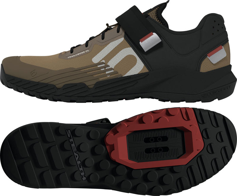 Load image into Gallery viewer, Five Ten Trailcross Mountain Clipless Shoes - Mens, Cardboard/Off White/Core Black, 7.5
