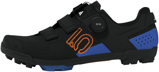 Five-Ten-Kestrel-BOA-Mountain-Clipless-Shoes-Men's-Core-Black-Pure-Orange-Ray-Blue-Core-Black-Pure-Orange-Ray-Blue-6.5-Mountain-Biking-Shoes