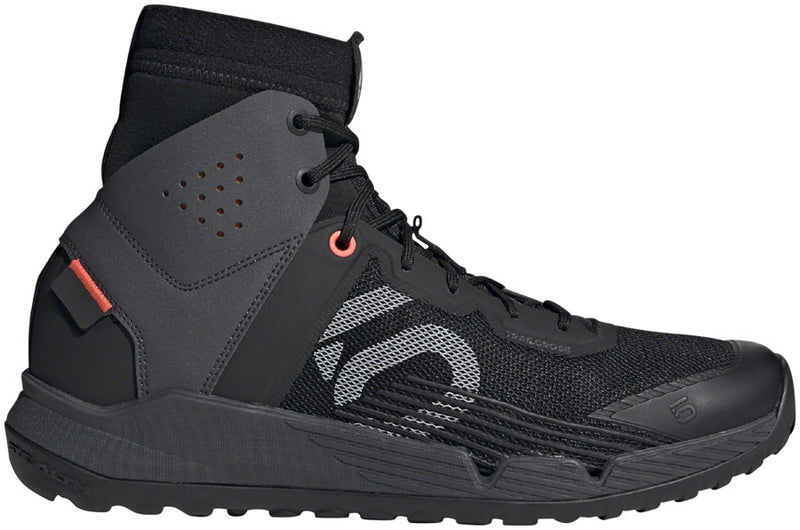 Load image into Gallery viewer, Five Ten Trailcross Mid Pro Flat Shoes - Men's, Core Black / Gray Two / Solar Red, 11
