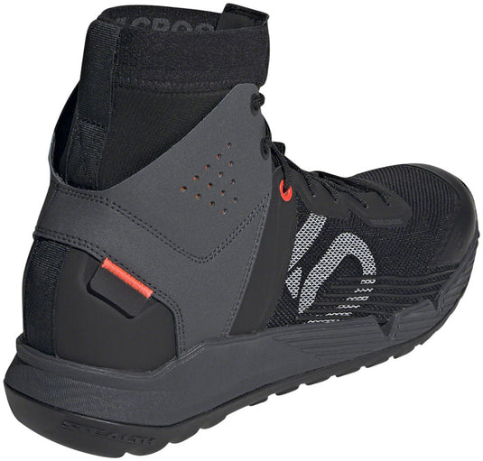 Five Ten Trailcross Mid Pro Flat Shoes - Men's, Core Black / Gray Two / Solar Red, 10