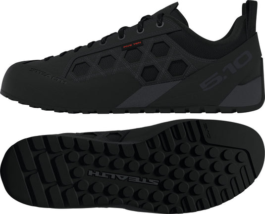 Five Ten Guide Tennie Flat Shoes - Men's, Core Black/Carbon/Core Black, 7.5