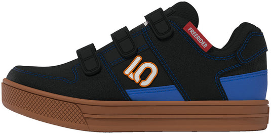 Five-Ten-Freerider-VCS-Flat-Shoes-Kid's-Pure-Orange-Pure-Orange-Blue-Flat-Pedal-Shoes
