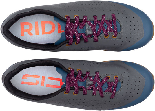 SIDI Asper Laces Gravel Shoes - Dark Gray, 45.5